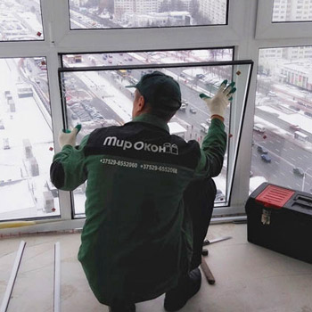 профессиональный монтаж от мир окон